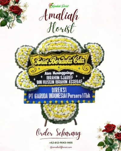 Papan Bunga Duka di Tomo
