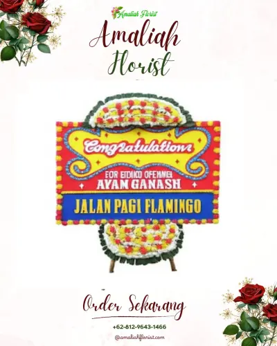 Bunga Papan Congratulation di Tomo